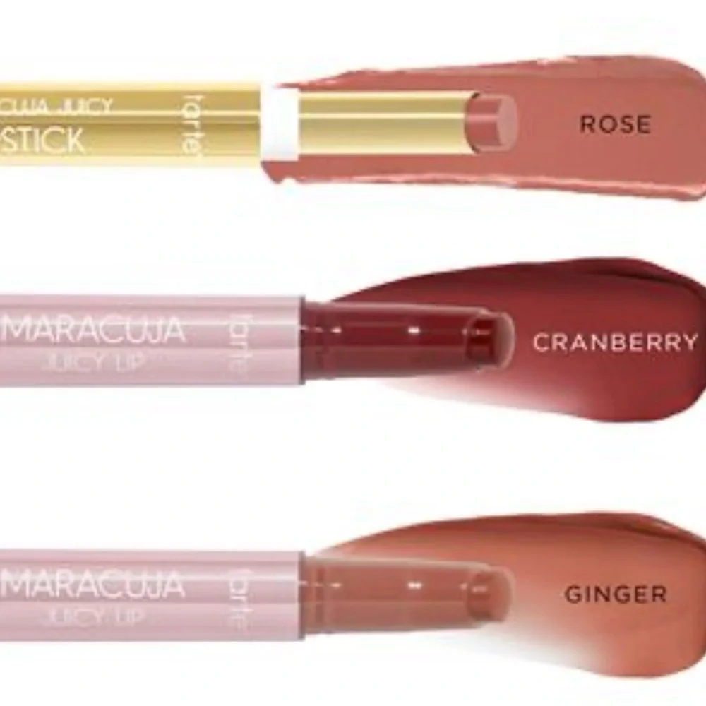 NO OFFERS-Tarte juicy lip set - Lipstick in Rose & Lip Balm in Ginger-NWT💋